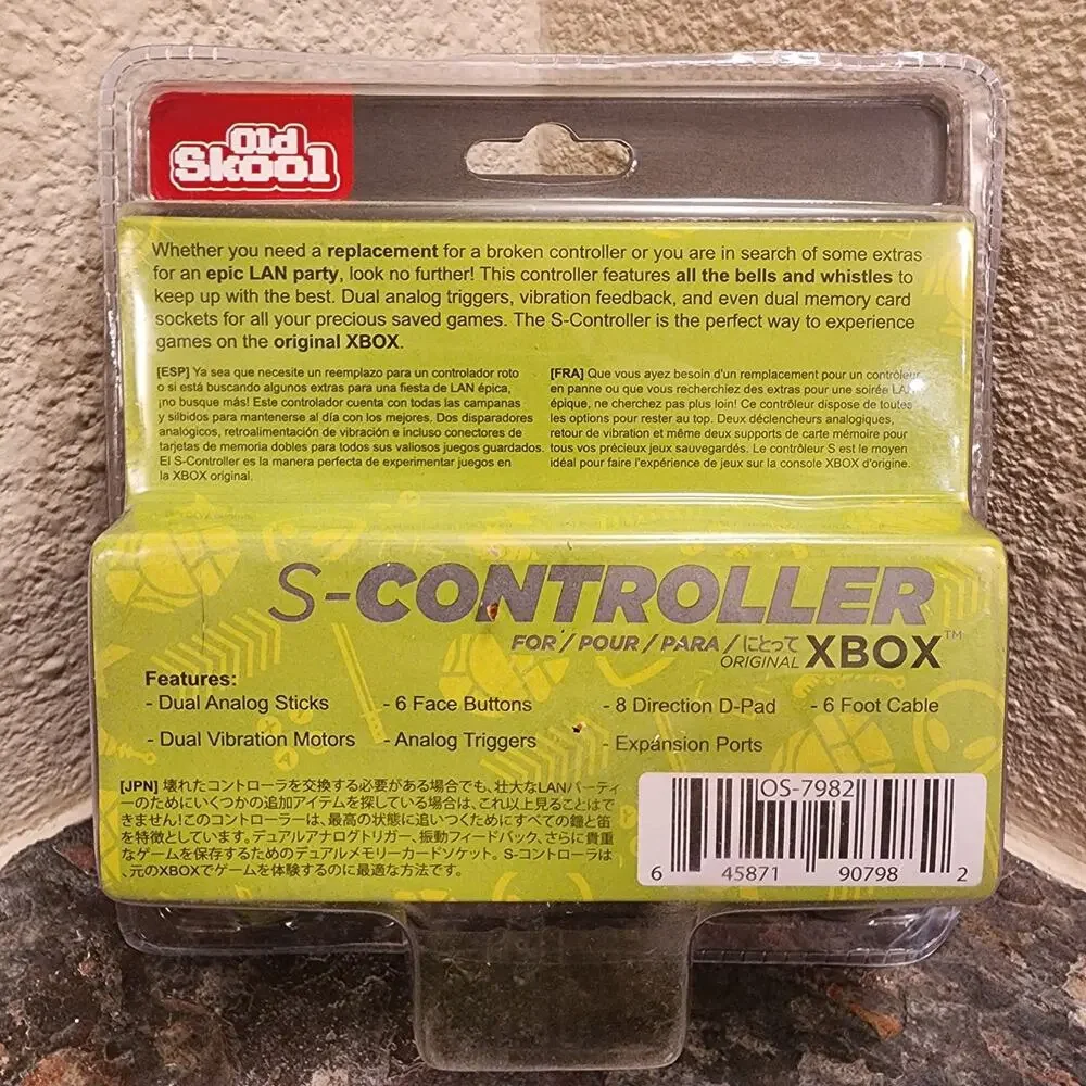 Xbox Controller Gamepad Type-S, Blue (NEW) - Microsoft - Old Skool